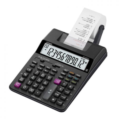 Calculadora de Secretaria Casio HR200RCE 12 Digitos c/ Fita , Casio , CAS-HR200RCE , 4971850099710